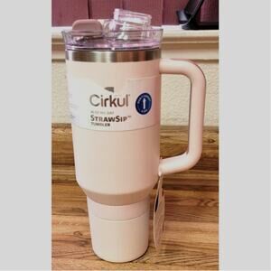 Cirkul 40oz StrawSip Double-Wall Insulated Stainless Steel Tumbler with Handle
